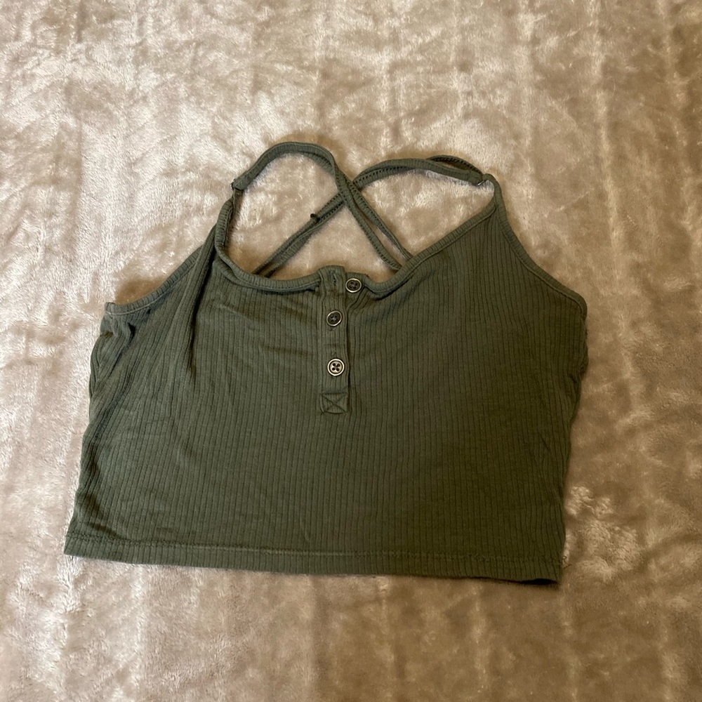 Ribbed crop top